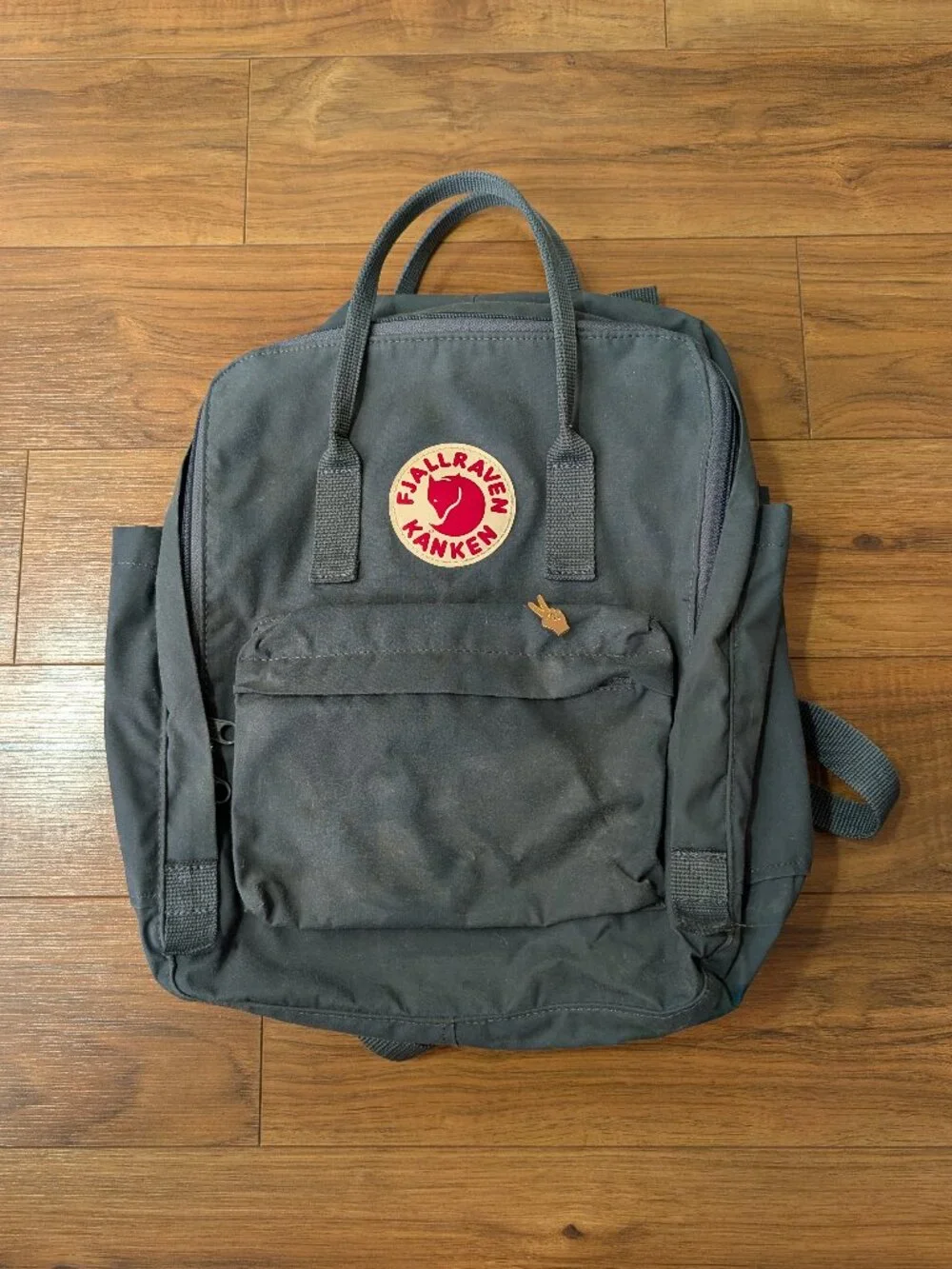FJALLRAVEN KANKEN Classic Backpack Frost Blue Gray Water Resistant Laptop Bag